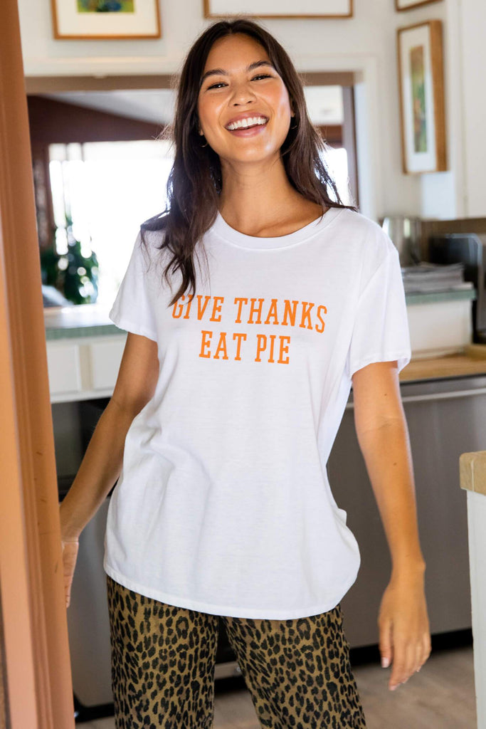 Give Thanks Eat Pie Tee Shirt