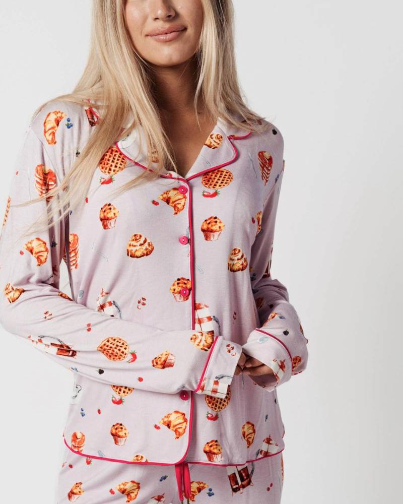 Beloved Breakfast All American Long Sleeve PJ Set
