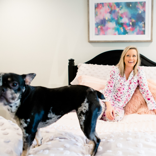 Erin Yates, Owner of Lounge With Us, Charleston's comfiest e-boutique