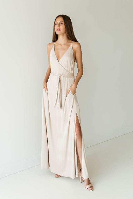 Atman White Khwaab The Fleur One Shoulder Dress with Tassels
