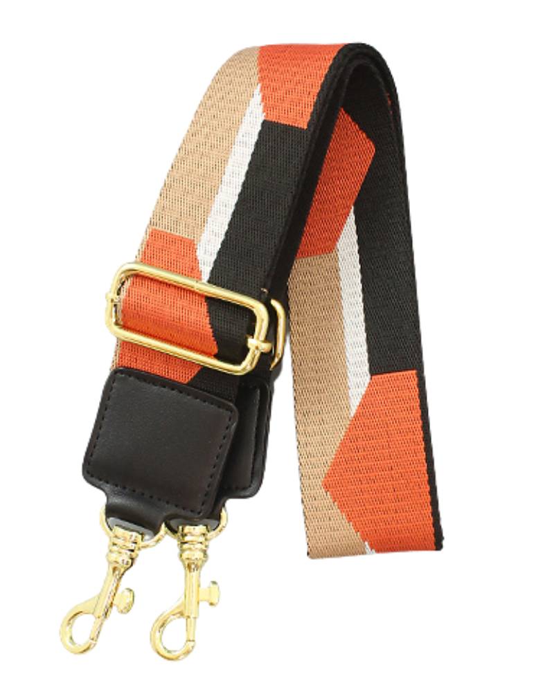 Geometric Pattern Guitar Strap