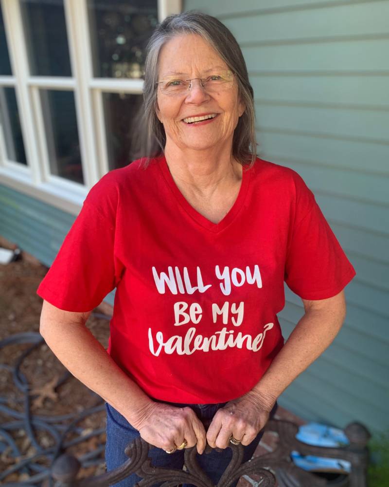 betalingsmiddel Villain minimal Will You Be My Valentine T-Shirt – Lounge With Us