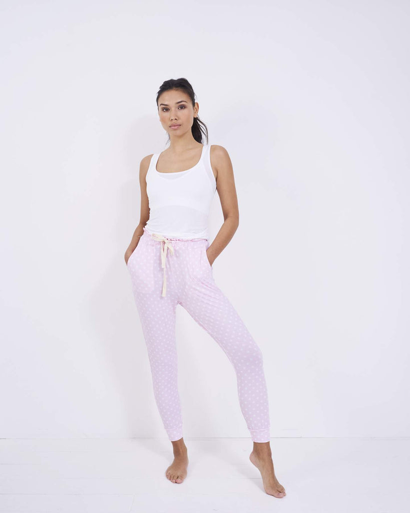 Pink Polka Dot Lounge Pant