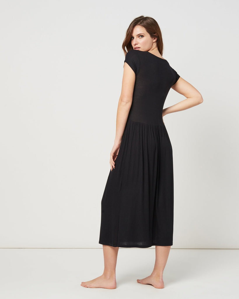 Ribbed Midi T Dress